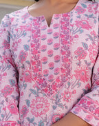Viscose Rayon Printed Straight 3 Piece Kurta Set
