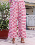 Viscose Rayon Printed Straight 3 Piece Kurta Set