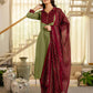 Cotton Dyed, Printed Fabric Lace Straight Kurta with Pant & Dupatta