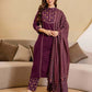Cotton Printed Straight Kurta with Pant & Dupatta