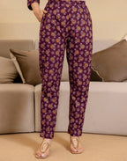 Viscose Rayon Printed Straight 3 Piece Kurta Set
