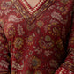 Cotton Printed A-Line Kurta with Pant & Dupatta
