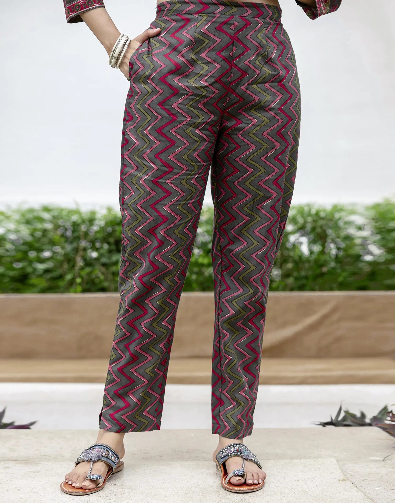 Viscose Rayon Printed Straight 3 Piece Kurta Set