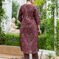 Cotton Printed A-Line Kurta with Pant & Dupatta