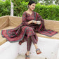 Cotton Printed A-Line Kurta with Pant & Dupatta