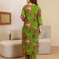 Cotton Printed Straight Kurta with Pant & Dupatta