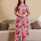 Cotton Printed Straight Kurta with Pant & Dupatta