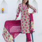 Cotton Printed Straight Kurta with Pant & Dupatta