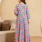 Cotton Printed Anarkali Kurta with Pant & Dupatta