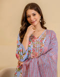 Viscose Rayon Floral Print Anarkali 3 Piece Kurta Set