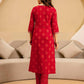 Cotton Embroidered Straight Kurta with Pant & Dupatta