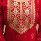 Cotton Embroidered Straight Kurta with Pant & Dupatta