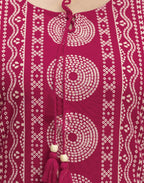 Viscose Rayon Printed Straight 3 Piece Kurta Set