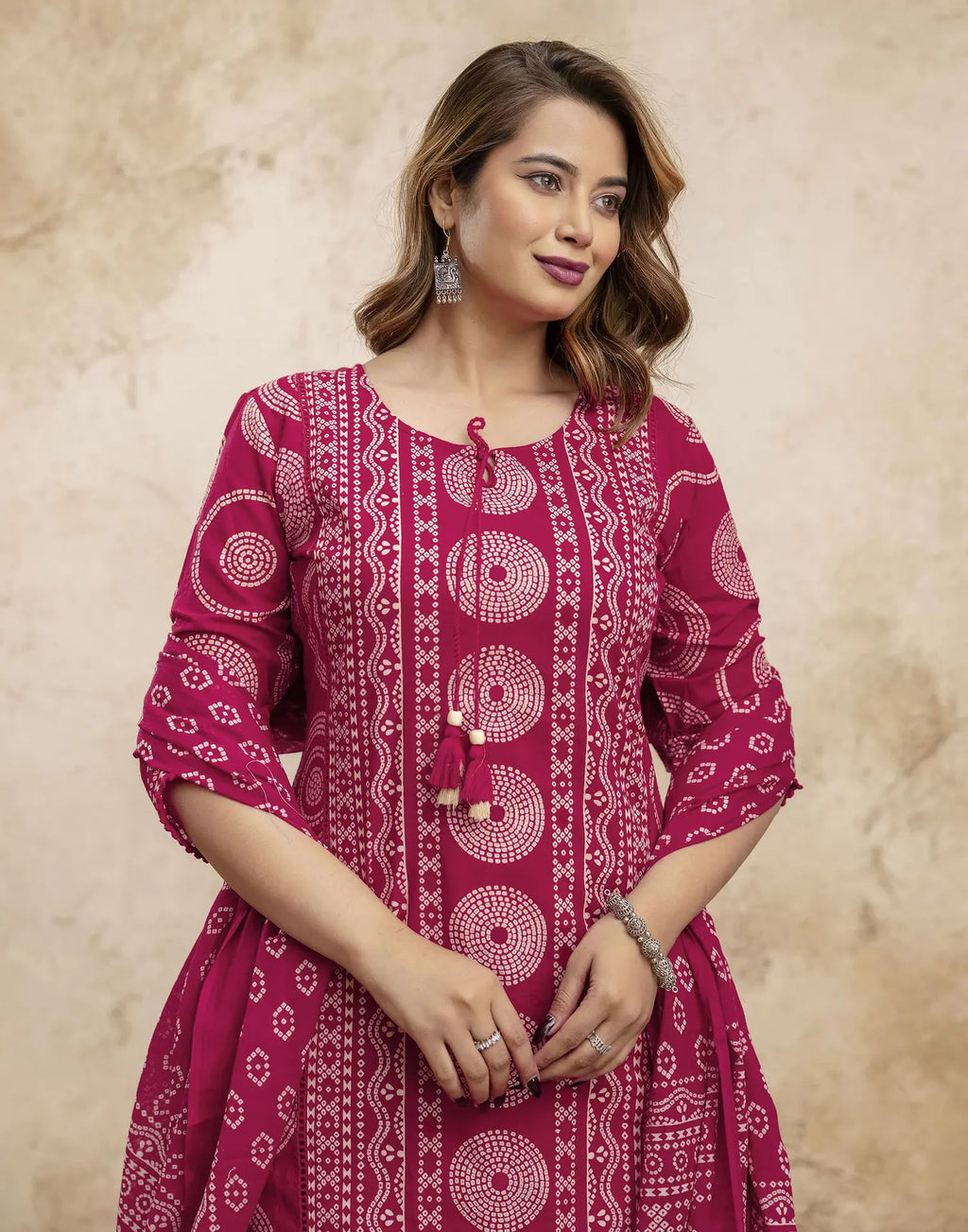Viscose Rayon Printed Straight 3 Piece Kurta Set