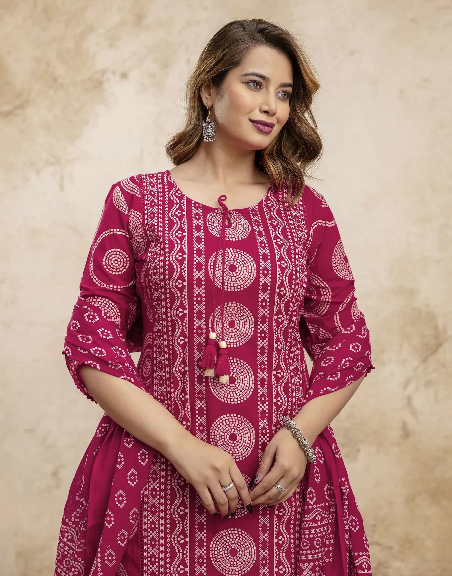 Viscose Rayon Printed Straight 3 Piece Kurta Set