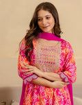 Viscose Rayon Embroidered Anarkali 3 Piece Kurta Set