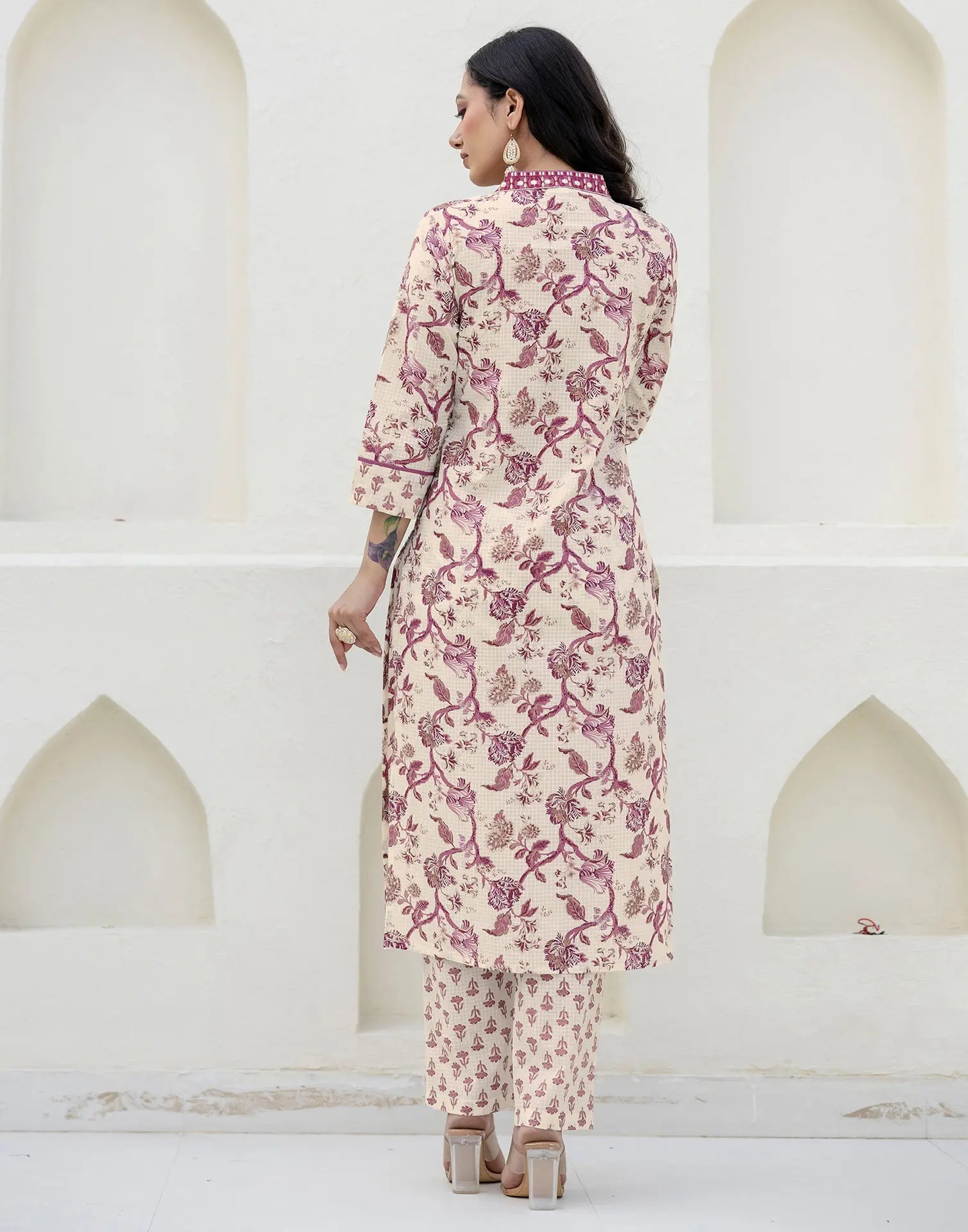 Viscose Rayon Embroidered Straight 3 Piece Kurta Set