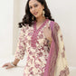 Cotton Printed, Embroidery and Mirror Work, Foil Print A-Line Kurta with Pant & Dupatta
