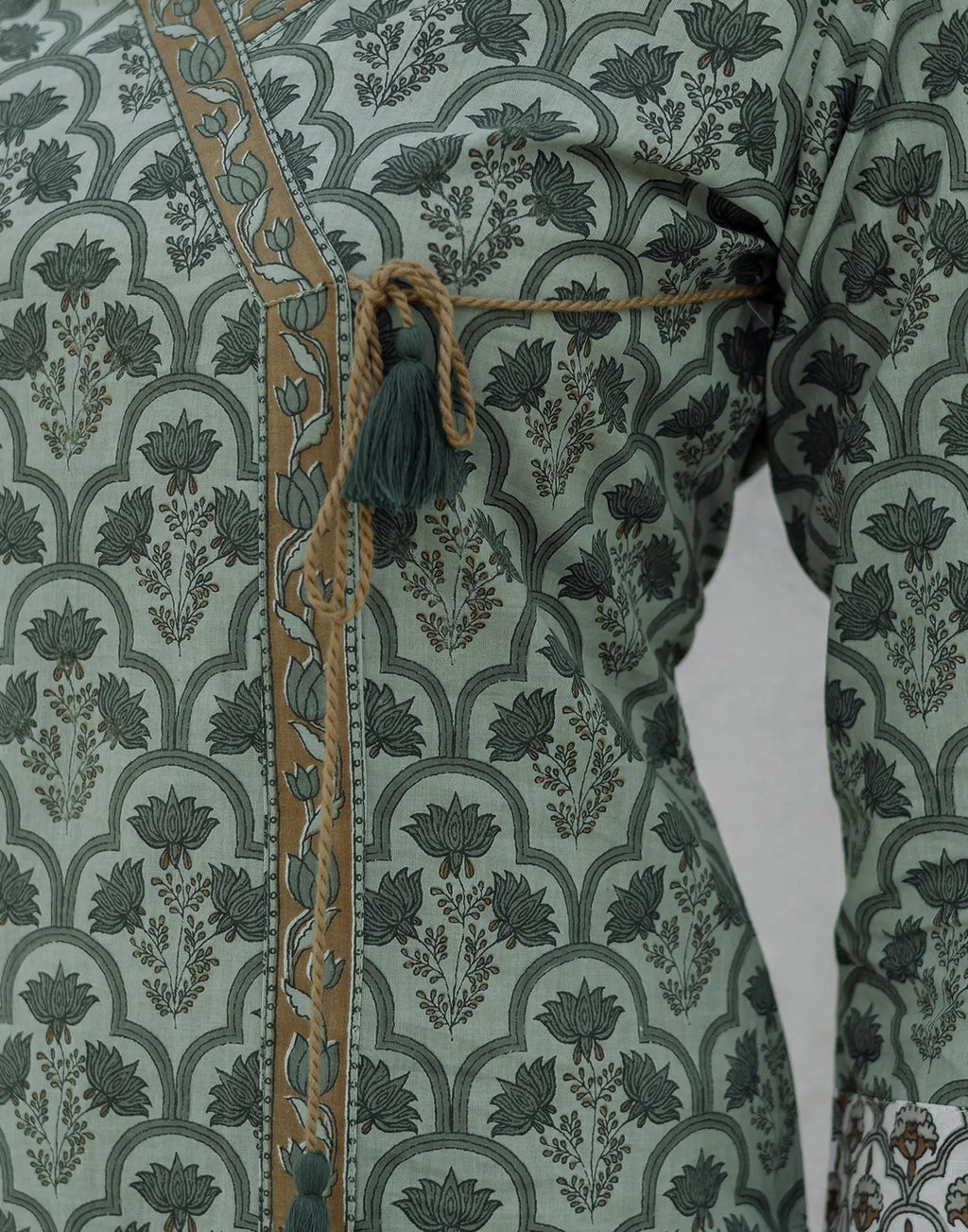 Cotton Printed Straight 3 Piece Kurta Set