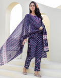 Viscose Rayon Embroidered Straight 3 Piece Kurta Set