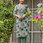 Cotton Printed Straight Kurta with Pant & Dupatta