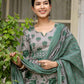 Cotton Printed Straight Kurta with Pant & Dupatta