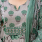 Cotton Printed Straight Kurta with Pant & Dupatta