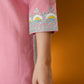 Silk Embroidered Straight Kurta with Pant & Dupatta