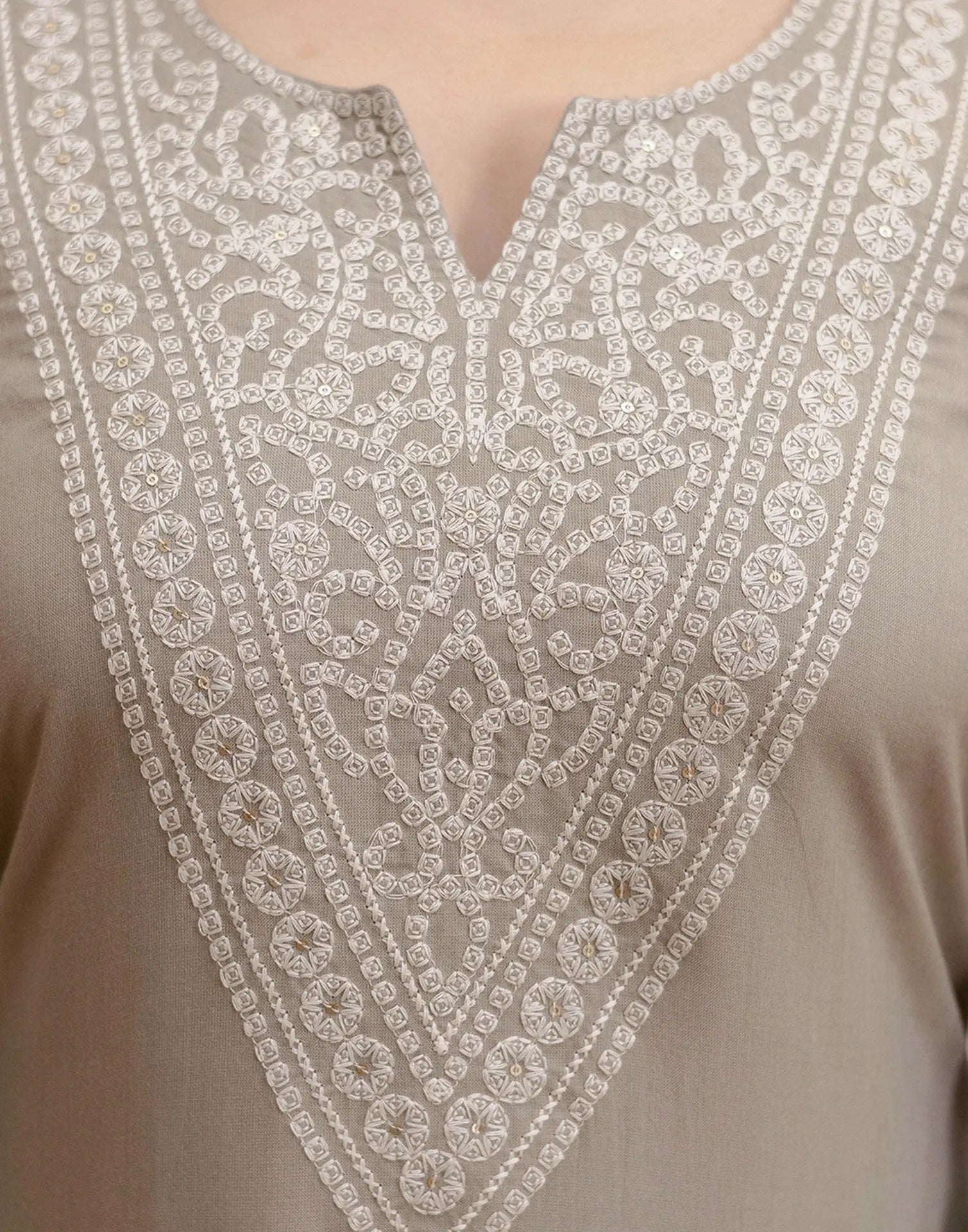 Viscose Rayon Embroidered Straight 3 Piece Kurta Set