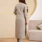 Rayon Embroidered Straight Kurta with Pant & Dupatta