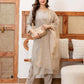 Rayon Embroidered Straight Kurta with Pant & Dupatta