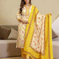 Cotton Printed Straight Kurta with Pant & Dupatta