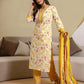 Cotton Printed Straight Kurta with Pant & Dupatta