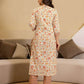 Cotton Printed Straight Kurta with Pant & Dupatta