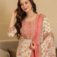 Cotton Printed Straight Kurta with Pant & Dupatta