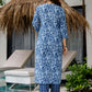 Cotton Printed Straight Kurta with Pant & Dupatta