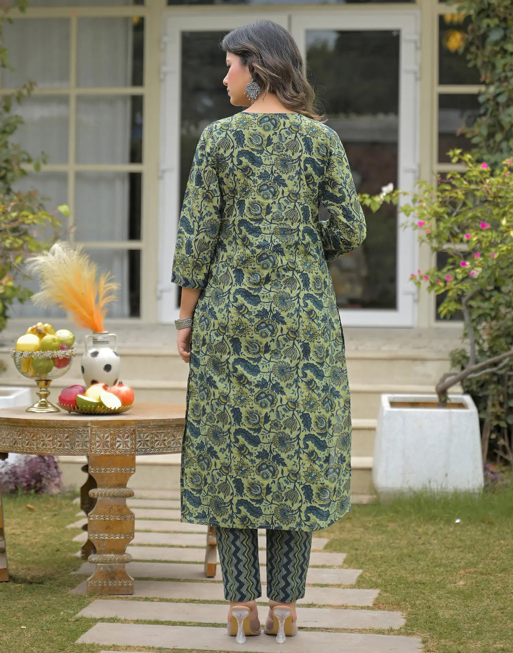 Viscose Rayon Embroidered Straight 3 Piece Kurta Set