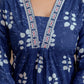 Cotton Printed Straight Kurta with Pant & Dupatta