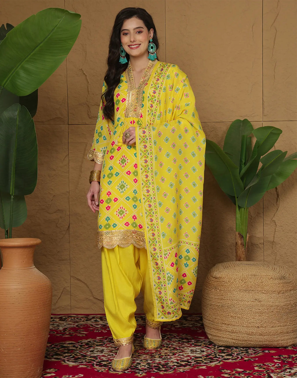 Muslin Embroidered Straight 3 Piece Kurta Set