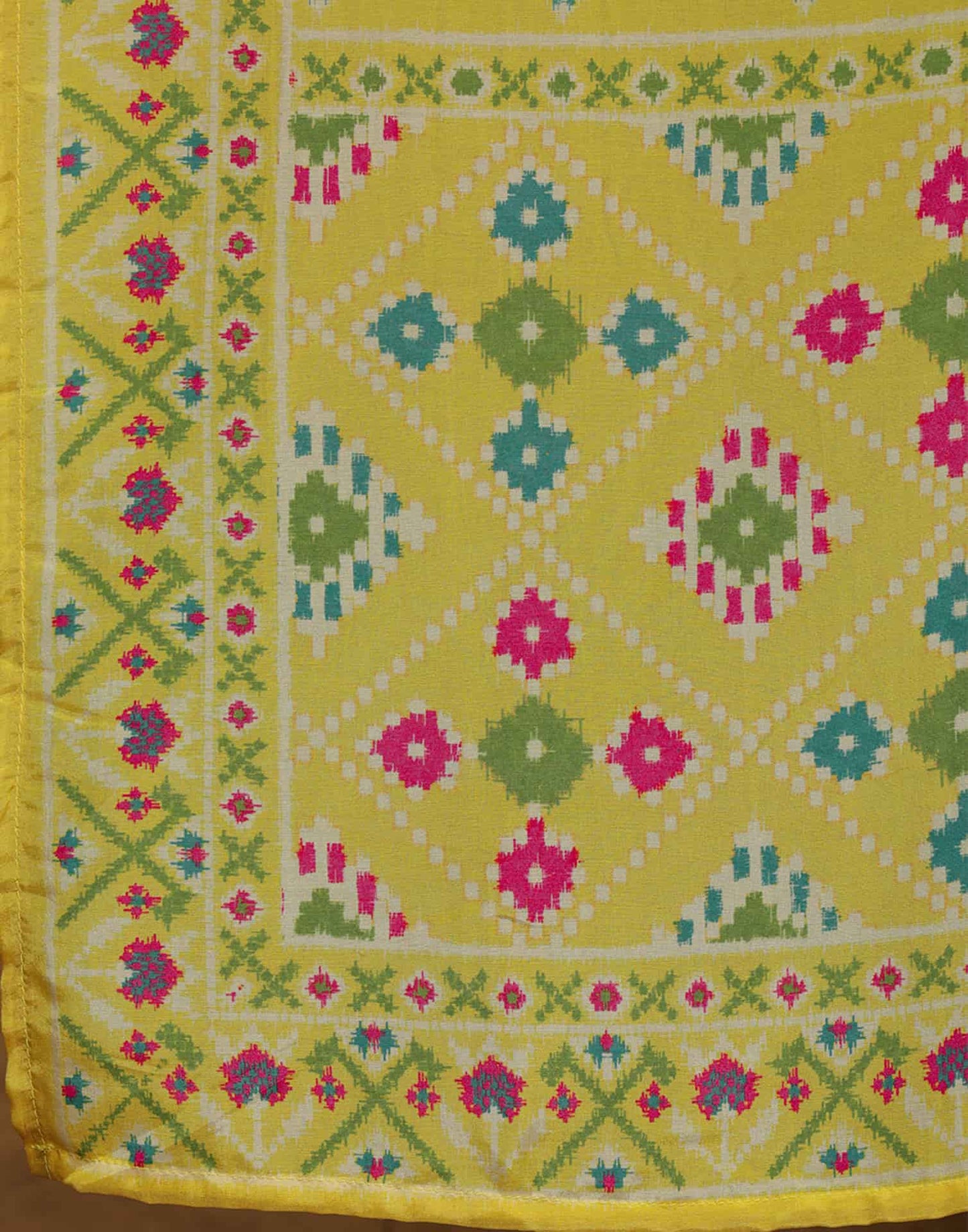 Silk Printed Straight Kurta with Pant & Dupatta