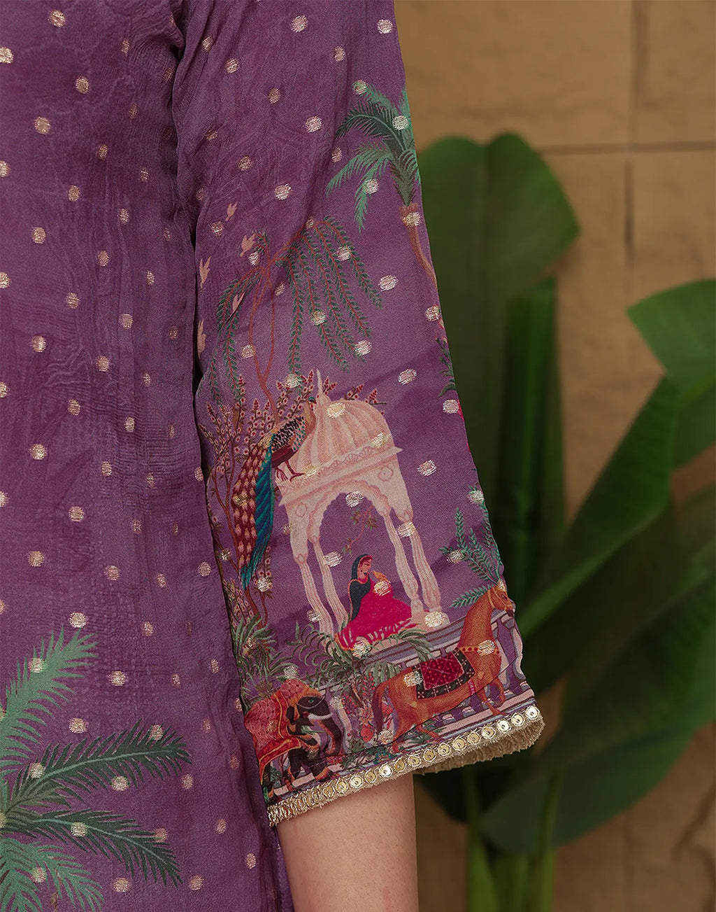 Silk Printed Straight 3 Piece Kurta Set