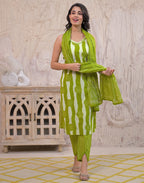 Viscose Rayon Embroidered Straight 3 Piece Kurta Set
