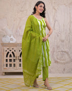 Viscose Rayon Embroidered Straight 3 Piece Kurta Set