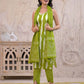 Cotton Printed Straight Kurta with Pant & Dupatta