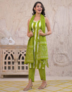 Viscose Rayon Embroidered Straight 3 Piece Kurta Set