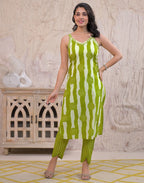 Viscose Rayon Embroidered Straight 3 Piece Kurta Set