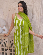 Viscose Rayon Embroidered Straight 3 Piece Kurta Set