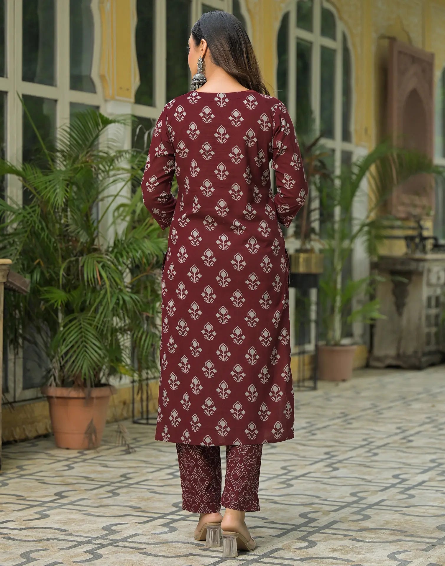 Viscose Rayon Printed Straight 3 Piece Kurta Set