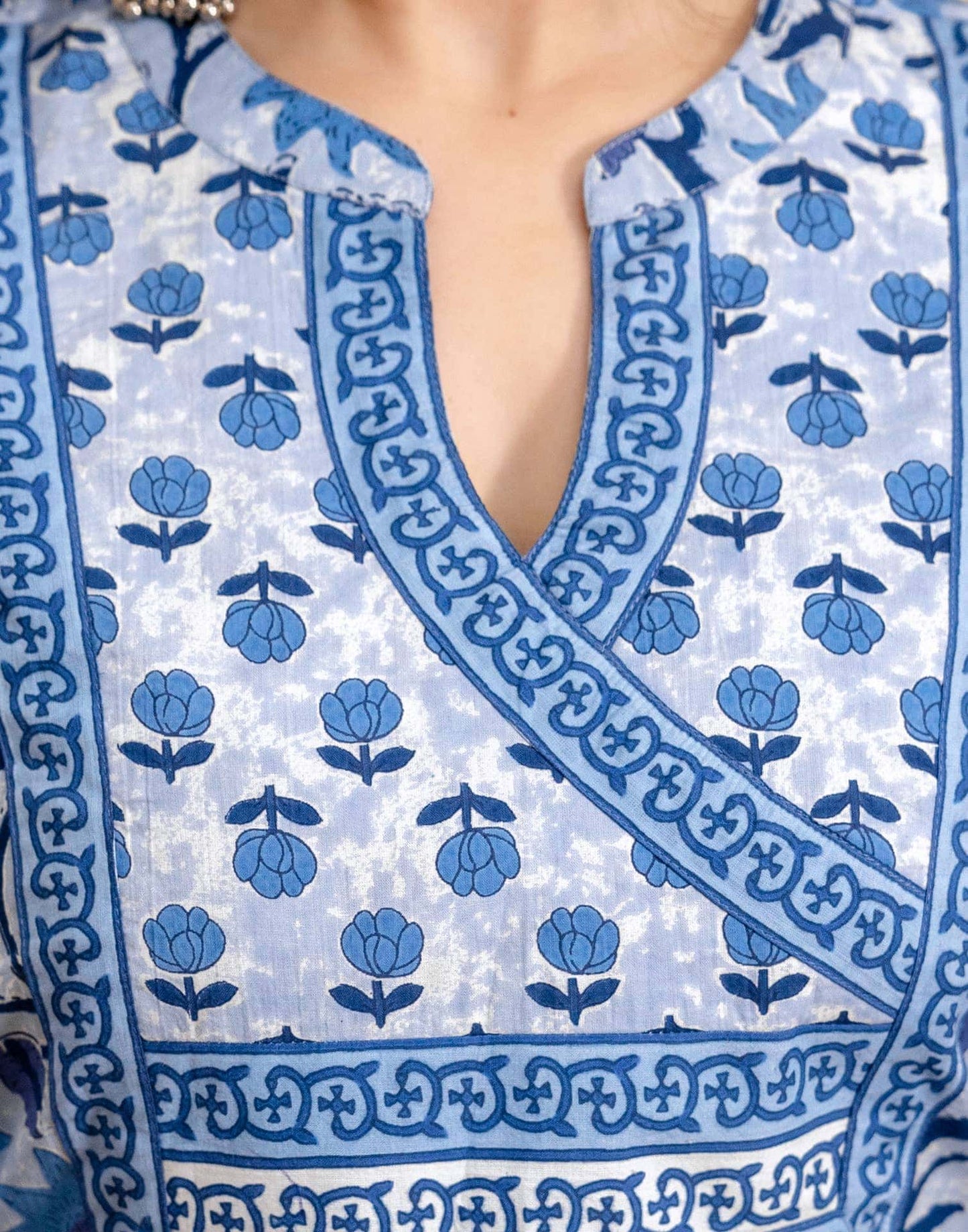 Cotton Printed Straight Kurta with Pant & Dupatta