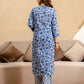 Cotton Printed Straight Kurta with Pant & Dupatta